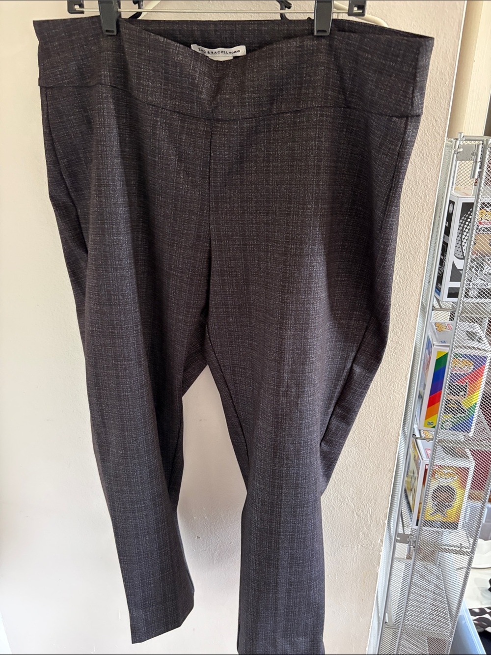 Zac & Rachel Women's Dark Gray Knit Pants